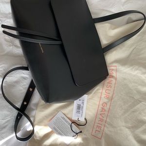 Mansur Gavriel Mini Lady Bag with Ballerina inside